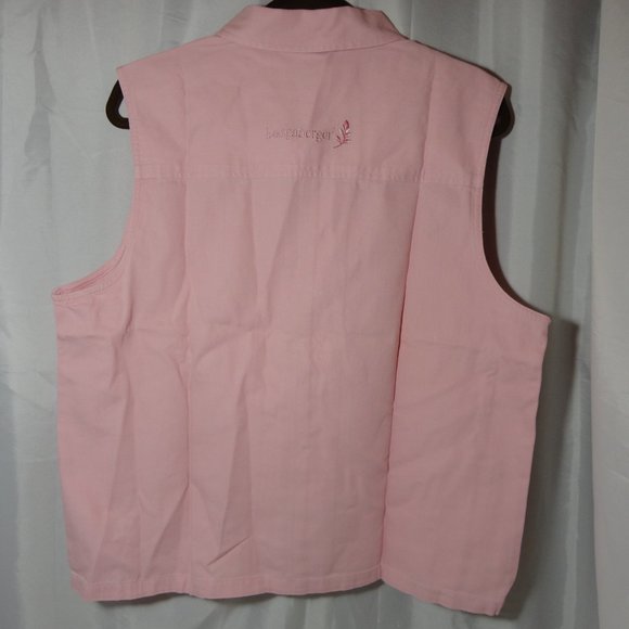 Longaberger Horizon of Hope Pink Vest HOH XXL - Picture 2 of 2